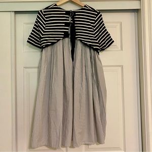 Sea New York Navy & White Striped Dress
